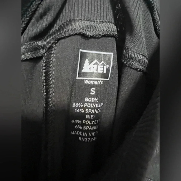 REI Hiking Outdoor Motion Black Jogger Pants Size S - Picture 2 of 3